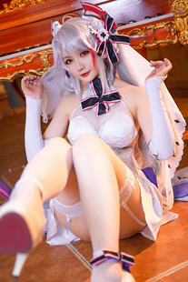 Cosplay 星之迟迟Hoshilily 秘密花园 欧根婚纱